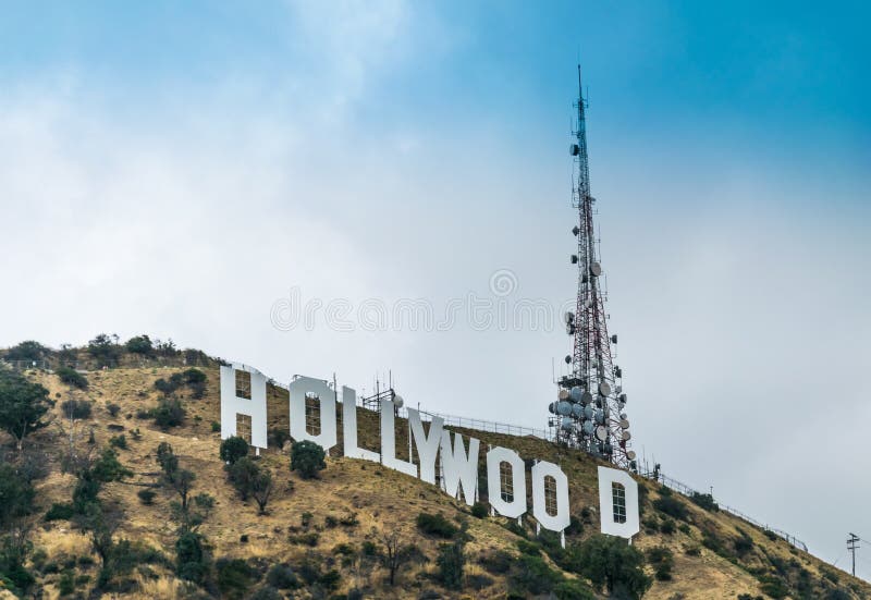 Hollywood Hills pittoresque Attraction touristique célèbre de Los Angeles, la Californie, Etats-Unis photos libres de droits Hollywood Hills pittoresque Attraction touristique célèbre de Los Angeles, la Californie, Etats-Unis photos libres de droits