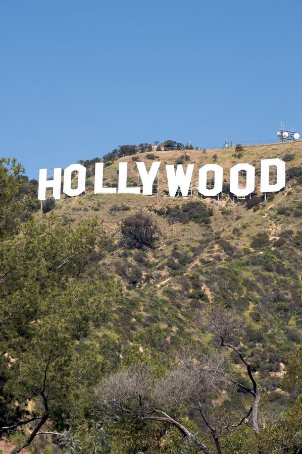 Hollywood Sign editorial stock image. Image of arts, angeles - 10671409