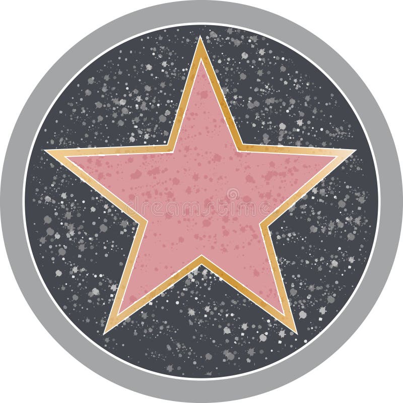Hollywood Walk Of Fame Star Template
