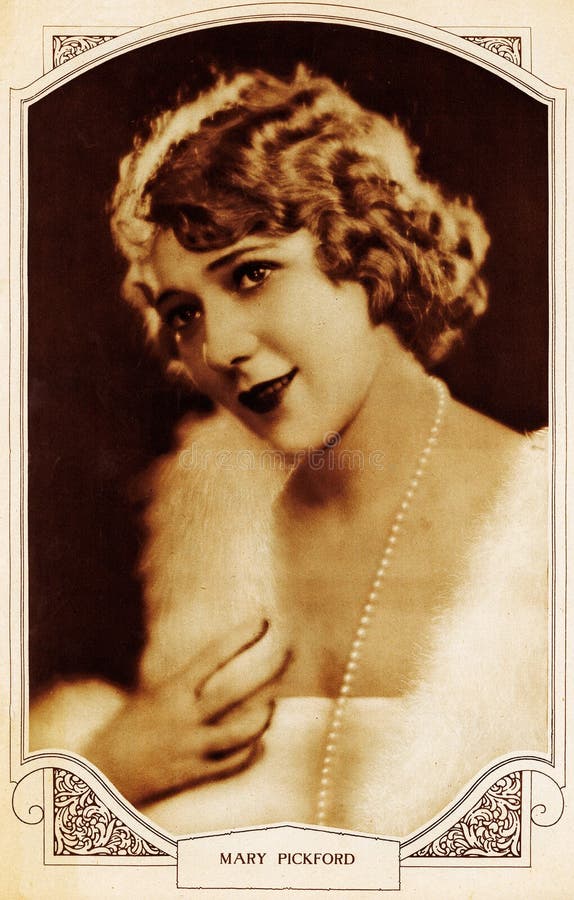 Hollywood-stille filmactrice Mary Pickford