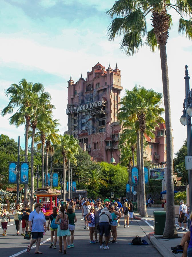 Hollywood Tower of Terror, Hollywood Studios, Orlando, FL. Editorial