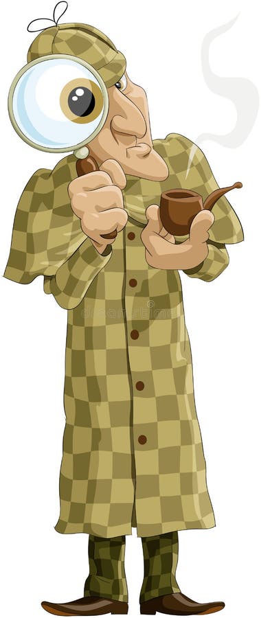 holmessherlock vektor illustrationer holmessherlock vektor illustrationer