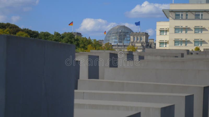 Holocaustgedenkteken, Reichstag-de bouw, Berlijn, Duitsland