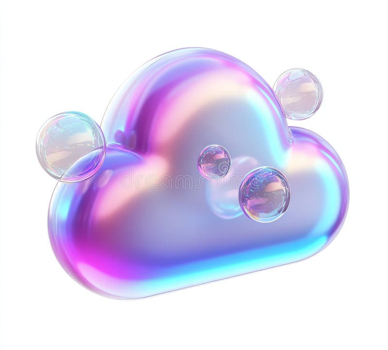 Holograficzna ikona chmury ai w szklance 3d symbolizująca cyfrowe przetwarzanie danych i uczenie się obrazu. sieć Web. Holograficzna ikona chmury ai w szklance 3d symbolizująca cyfrowe przetwarzanie danych i naukę generowaną przez algorytm ai