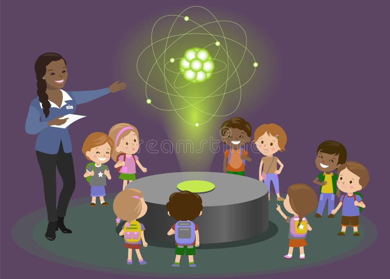 Hologram Teacher is Teaching in a Futuristic Classroom with Online Digital  Communication, Cartoon Style, Generative AI Stock Illustration -  Illustration of cartoon, concept: 269669518