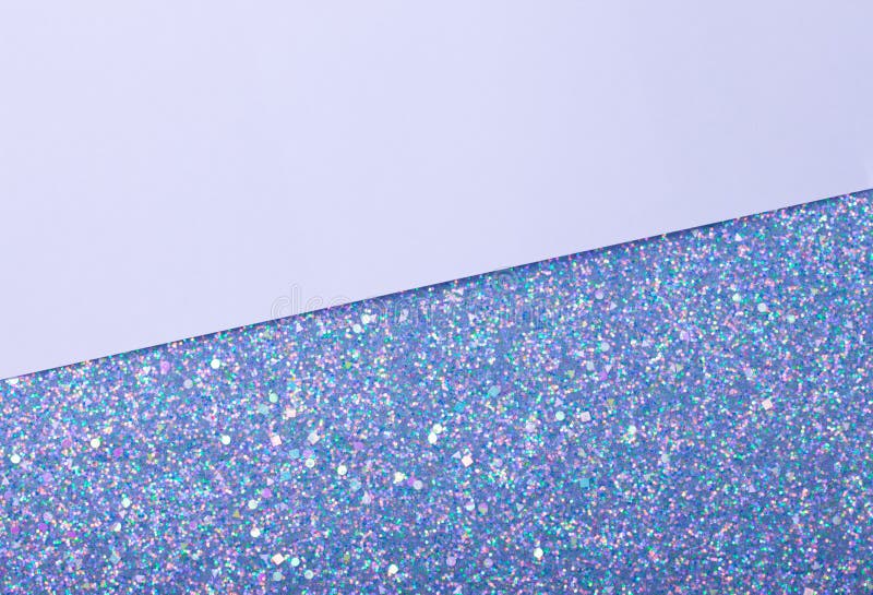 Holographic Bright White Glitter Real Texture Background with Rectangular Sequins Stock Image