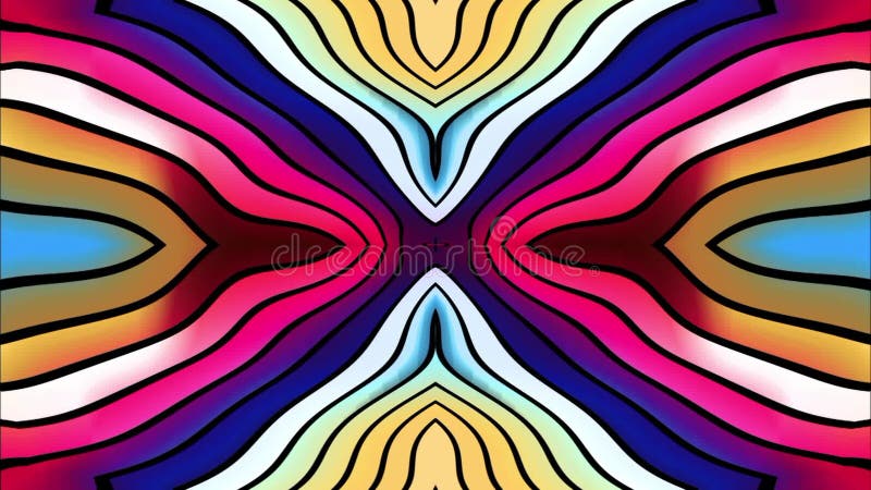 Holographic colorful background animation. Abstract wavy liquid watercolor texture background. stock illustration