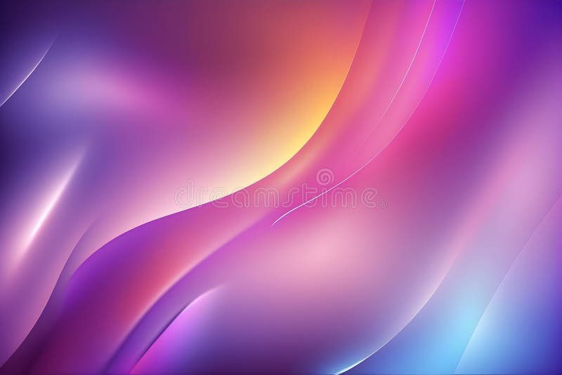 Holographic Neon Curved Wave in Motion. Rainbow Wallpaper Background ...