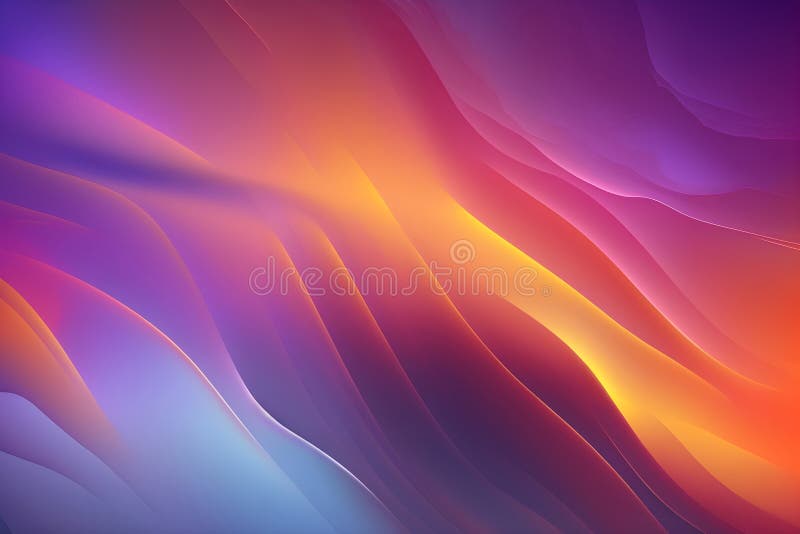 Holographic Neon Curved Wave in Motion. Rainbow Wallpaper Background ...