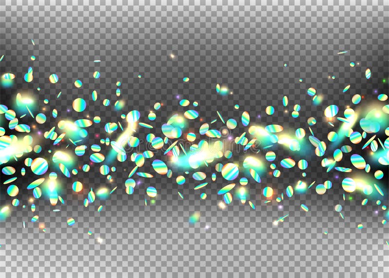 Iridescent Foil/ Glitter Circle Confetti