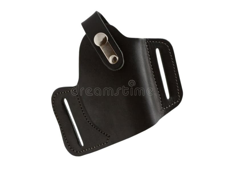 Holster for carrying a pistol.