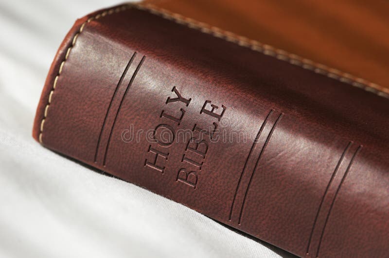 Holy Bible leatherbound, brown