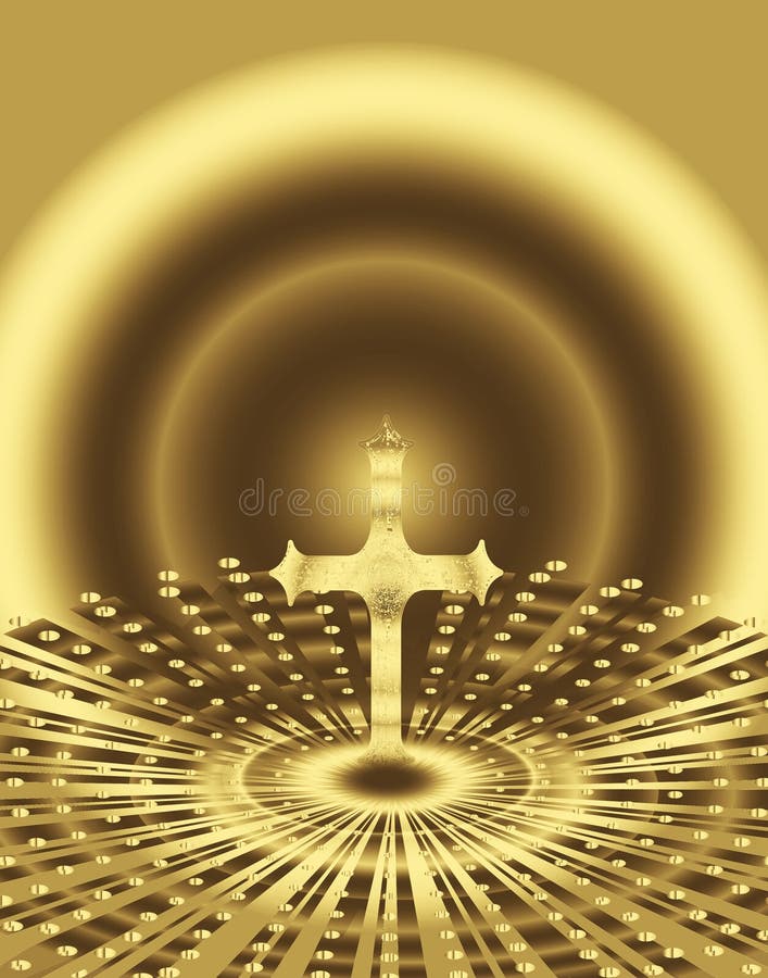 Holy cross royalty free illustration