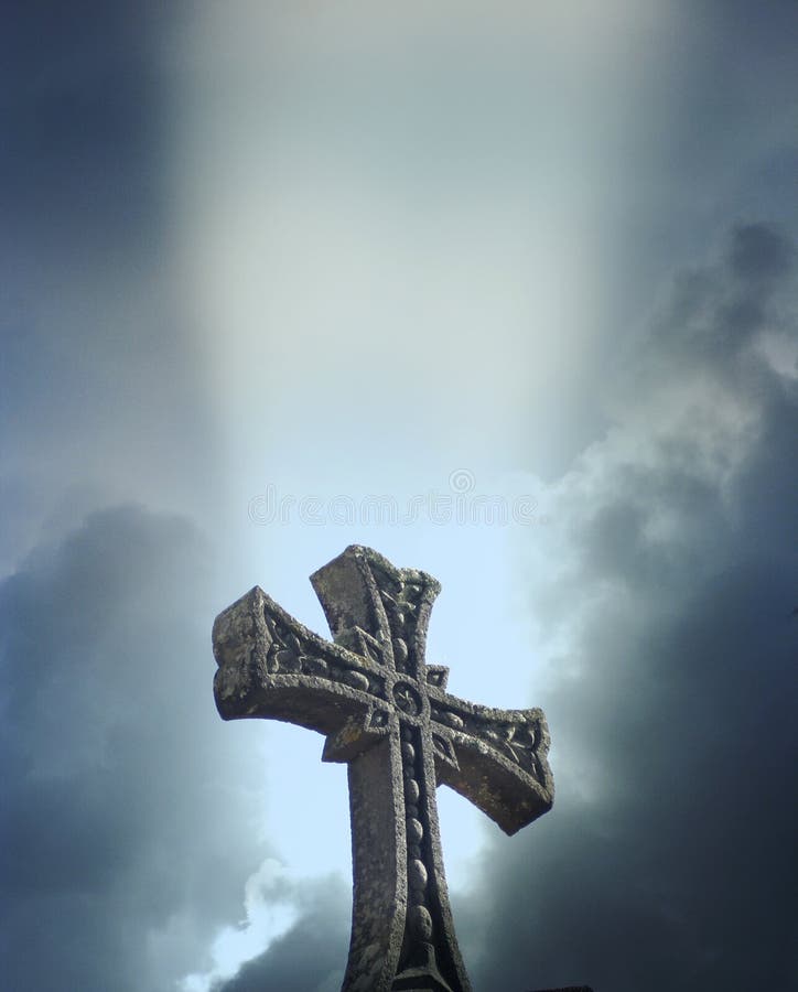 Holy cross stock image. Image of heavenly, glory, peace - 8392935