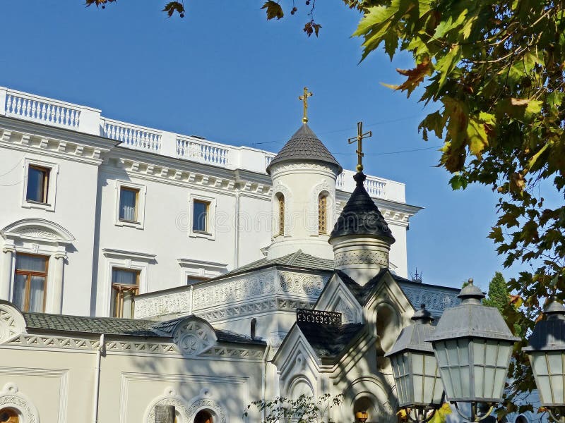 The Holy Cross Exaltation Palace Church and the chapel in Livadia was erected under Emperor Alexander II in 1863.