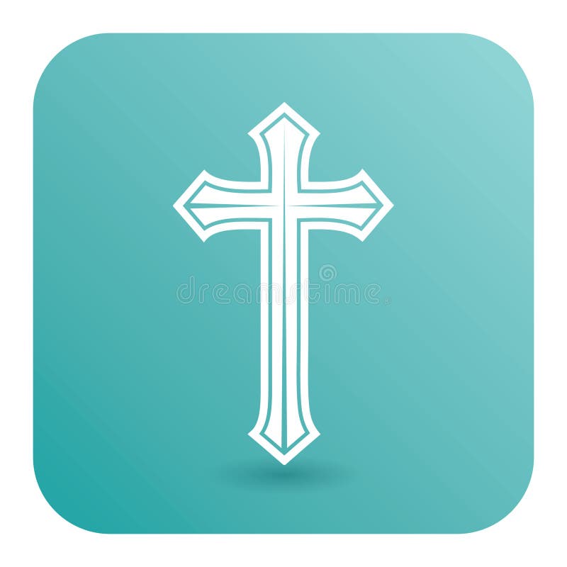 Holy Cross. Vector Illustration Decorative Design Stock Vector
