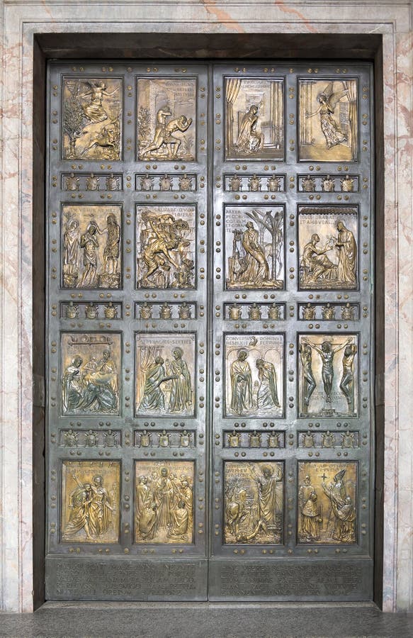 The Holy Gate .Vatican.Italy Editorial Stock Photo Image of