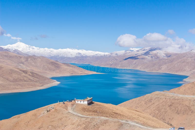 Holy lake of tibet royalty free stock photos Holy lake of tibet royalty free stock photos
