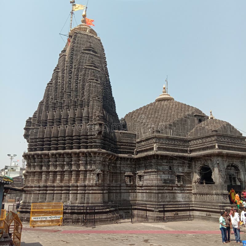 Lord Shiva Temple, Jyotirlinga Trimbakeshwar, Maharashtra, India.