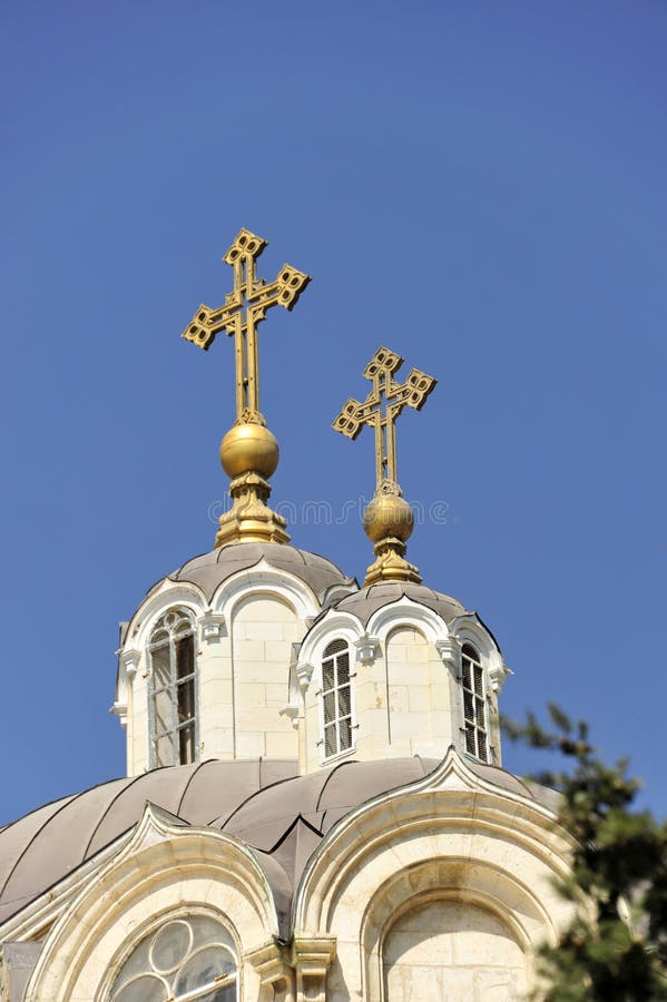 The Holy Trinity church. stock photo. Image of compound 21365802