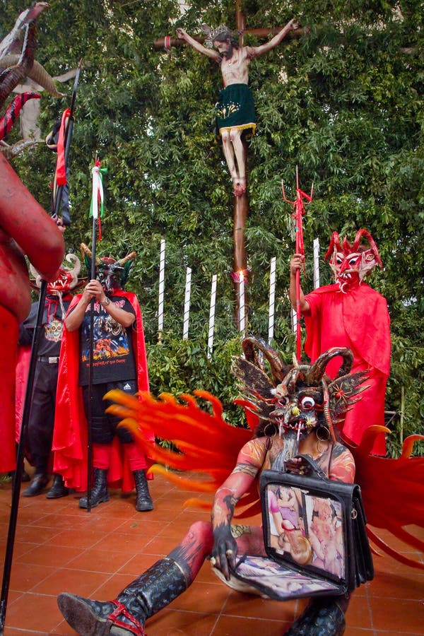 Holy Week Celebation Alangasi Ecuador Stock Photos - Free & Royalty