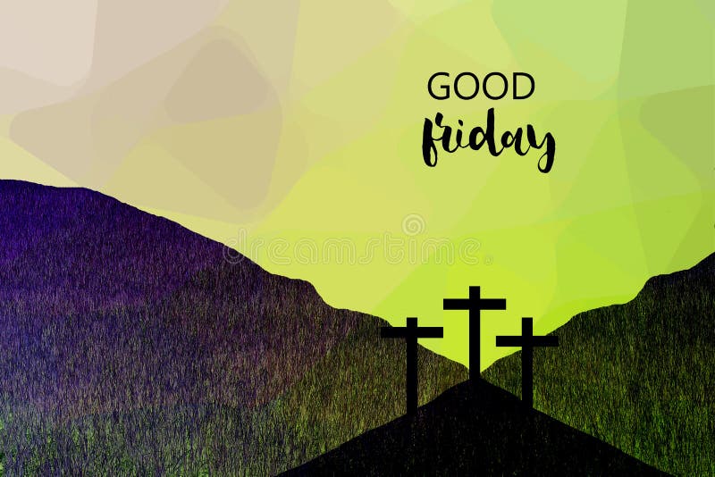 Holy Week, Good Friday Background. Stock Illustration - Illustration of  entry, jesus: 174284253