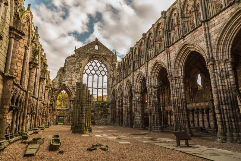 Holyrood Abbey in Edinburgh, Scotland Stock Image Image of royal