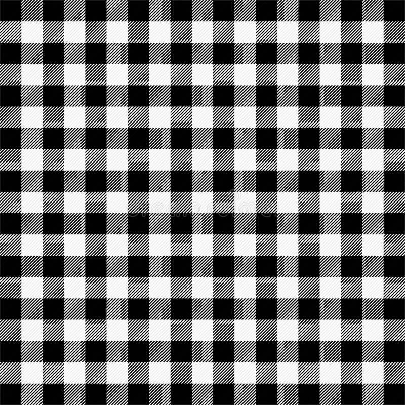 Lumberjack plaid. Scottish pattern in white and black cage. Scottish cage. Buffalo check. Traditional scottish ornament. Seamless fabric texture. Vector illustration. Lumberjack plaid. Scottish pattern in white and black cage. Scottish cage. Buffalo check. Traditional scottish ornament. Seamless fabric texture. Vector illustration