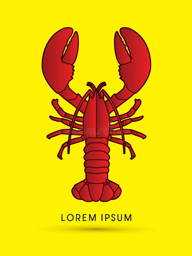 Homara Odgórny widok royalty ilustracja Homara Odgórny widok royalty ilustracja