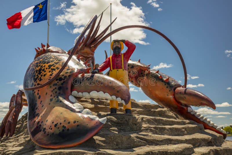 Homard du ` s du monde le plus grand - Shediac images stock Homard du ` s du monde le plus grand - Shediac images stock