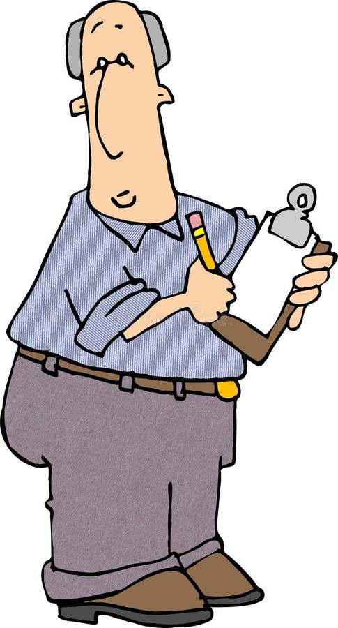 This illustration that I created depicts a man holding a clipboard and pencil. This illustration that I created depicts a man holding a clipboard and pencil.