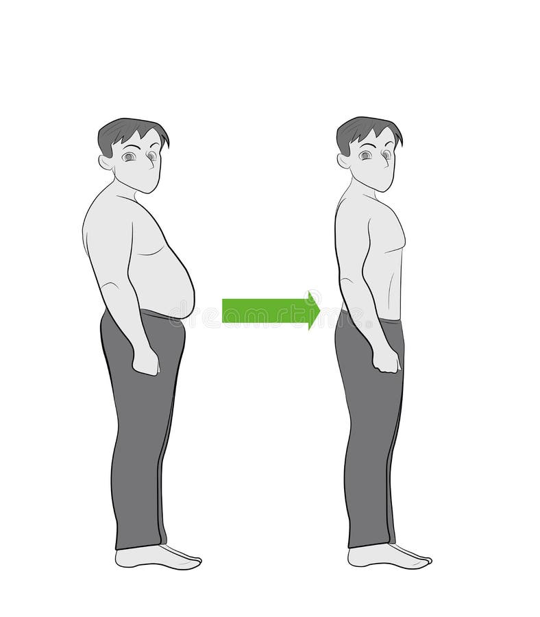 Man before and after weight loss. Perfect body symbol. Successful diet and fitness concept. Ideal for gyms, health and sport magazines . Man before and after weight loss. Perfect body symbol. Successful diet and fitness concept. Ideal for gyms, health and sport magazines .