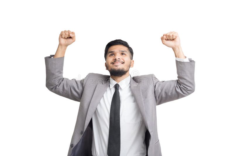 hombre de negocios con un cierto caso de éxito imagen de archivo hombre de negocios con un cierto caso de éxito imagen de archivo