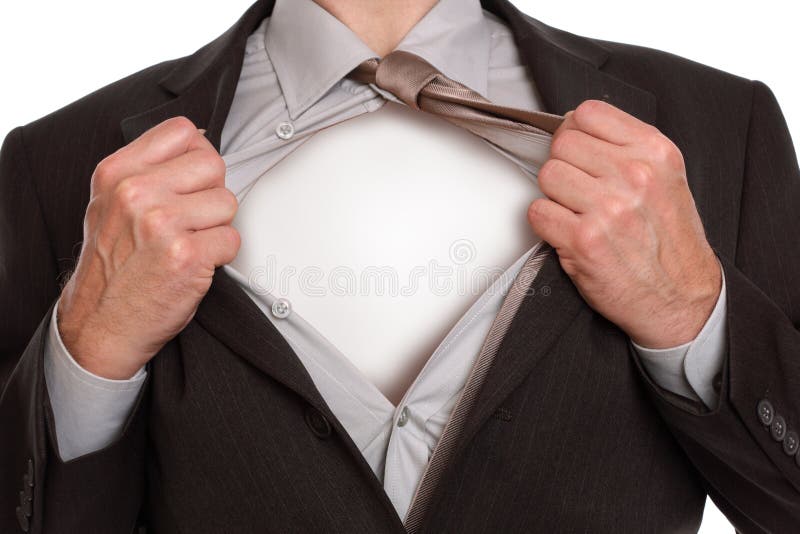 Hombre de negocios del super héroe Hombre de negocios del super héroe