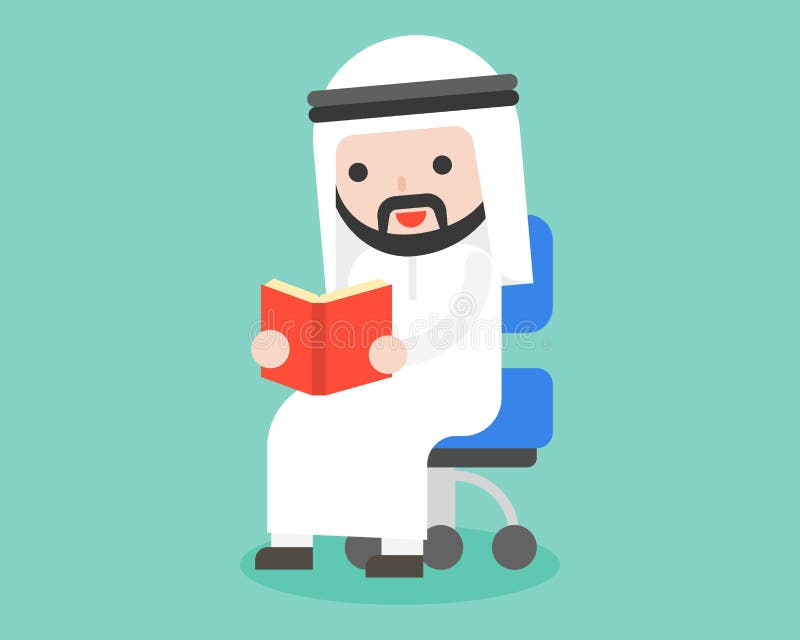 Hombre de negocios que se sienta en el libro de la silla y de lectura, busine de la vida de cada día libre illustration Hombre de negocios que se sienta en el libro de la silla y de lectura, busine de la vida de cada día libre illustration