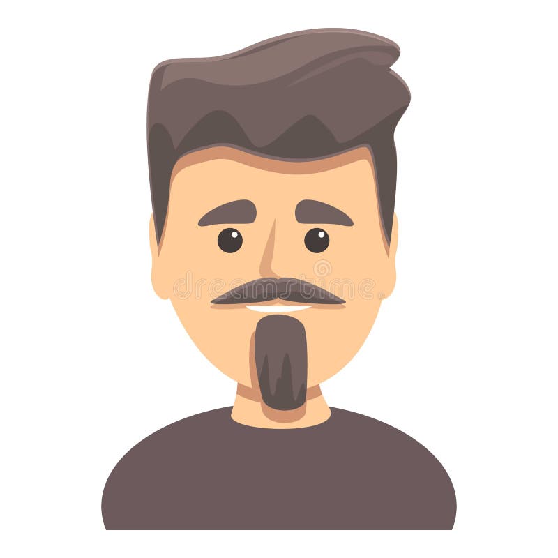 Hombre De Pelo Oscuro Con Estilo De Dibujos Animados De Iconos De Barba Ilustración del Vector - Ilustración de icono, tipo: 221976991 Hombre De Pelo Oscuro Con Estilo De Dibujos Animados De Iconos De Barba Ilustración del Vector - Ilustración de icono, tipo: 221976991