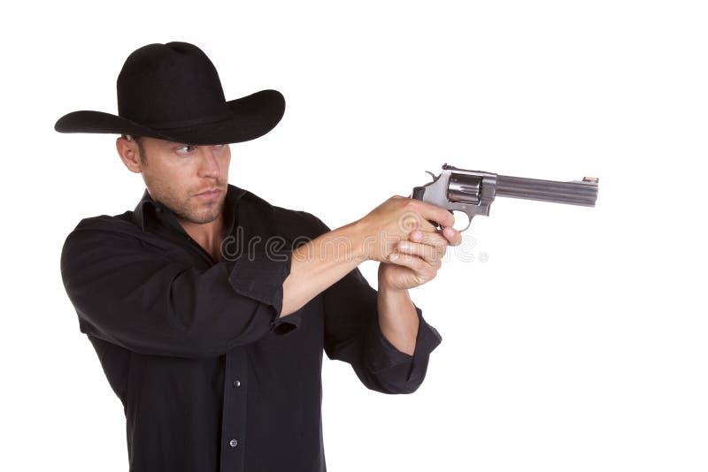 Hombre del arma de la explotación agrícola imágenes de archivo libres de regalías Hombre del arma de la explotación agrícola imágenes de archivo libres de regalías