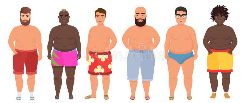 trajes de baño para hombres gordos