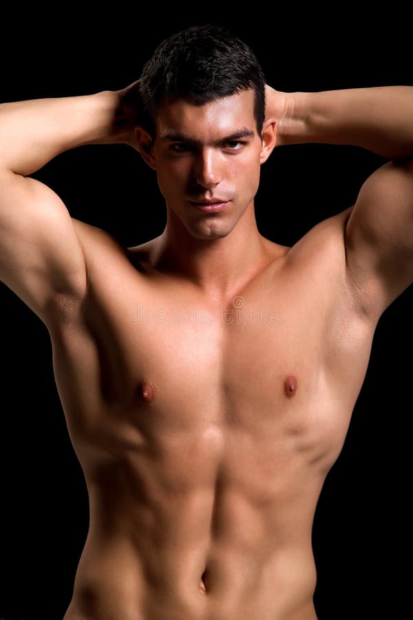 Hombre joven muscular sano imagenes de archivo Hombre joven muscular sano imagenes de archivo
