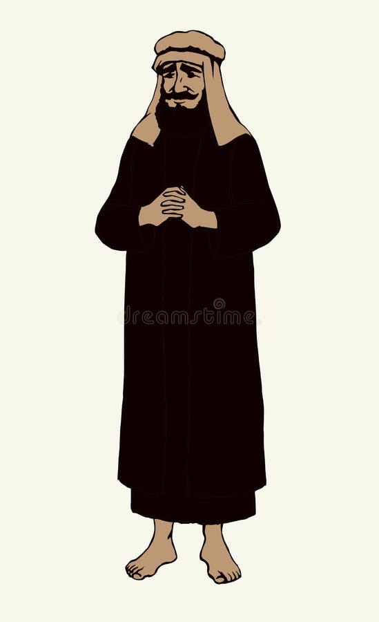 Hombre Judío Vestido De Viejo Dibujo De Vectores Ilustración del Vector -  Ilustración de ropas, alineada: 165996600