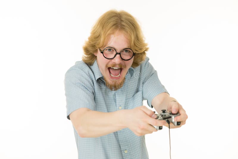 Hombre jugador sostiene el panel de juegos imagen de archivo libre de regalías