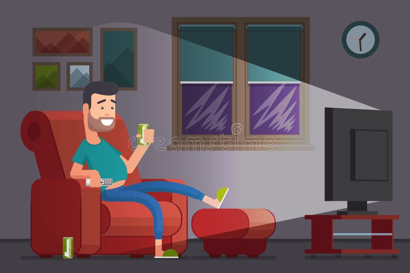 Hombre Ver Tv Y Beber Cerveza Dibujos Animados Vector Ilustración Ilustración del Vector - Ilustración de concepto, cerveza: 215098736 Hombre Ver Tv Y Beber Cerveza Dibujos Animados Vector Ilustración Ilustración del Vector - Ilustración de concepto, cerveza: 215098736