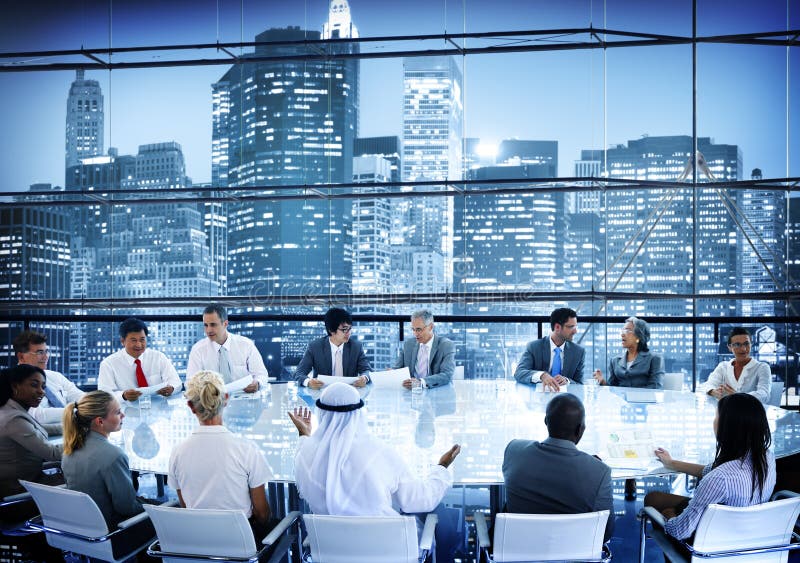 Business People Meeting Room Conversation Team Working Concept. Business People Meeting Room Conversation Team Working Concept