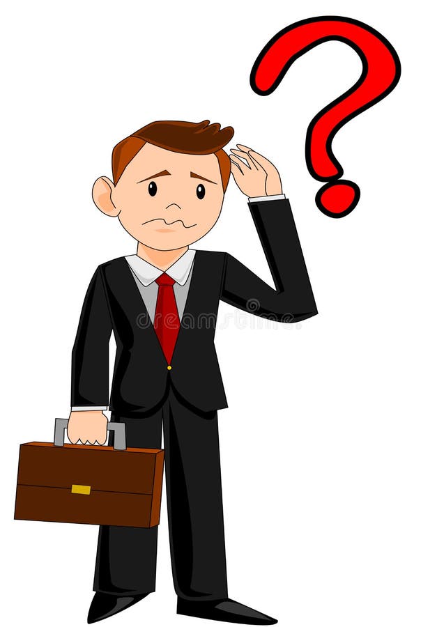 Hombres de negocios de la demostración de los ejemplos que tienen problemas stock de ilustración Hombres de negocios de la demostración de los ejemplos que tienen problemas stock de ilustración