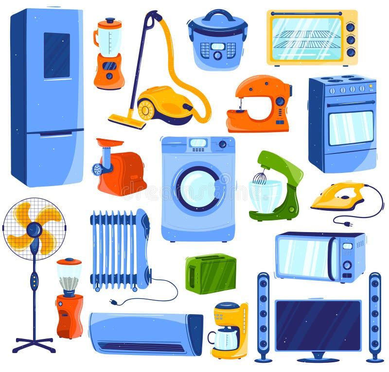 https://thumbs.dreamstime.com/b/home-appliances-set-household-electronics-isolated-white-cartoon-style-vector-illustration-house-appliance-kitchen-182693109.jpg