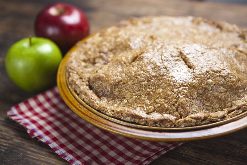 Home Baked Apple Pie stock image. Image of taste, pastry 18563019