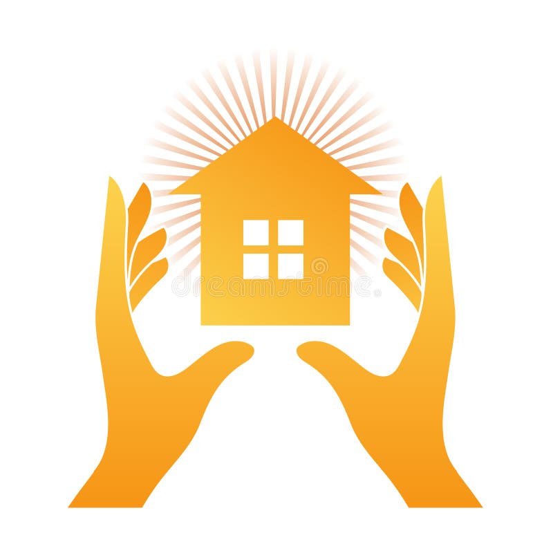 Home care logo icon. stock vector. Illustration of health - 170354552