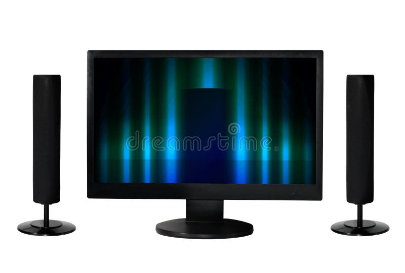 Home cinema isolated stock images Home cinema isolated stock images