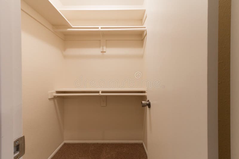 Empty Closet stock image. Image of home, unfurnished - 48386429