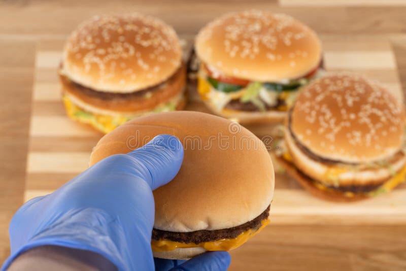 Home delivery burger stock photo. Image of deliver, hamburger 210071682